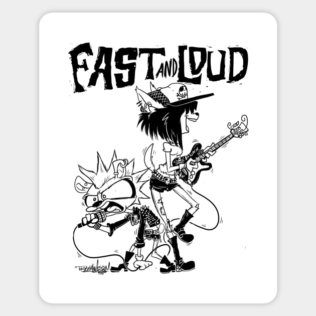 Fast and Loud Sticker by CombTheCombel